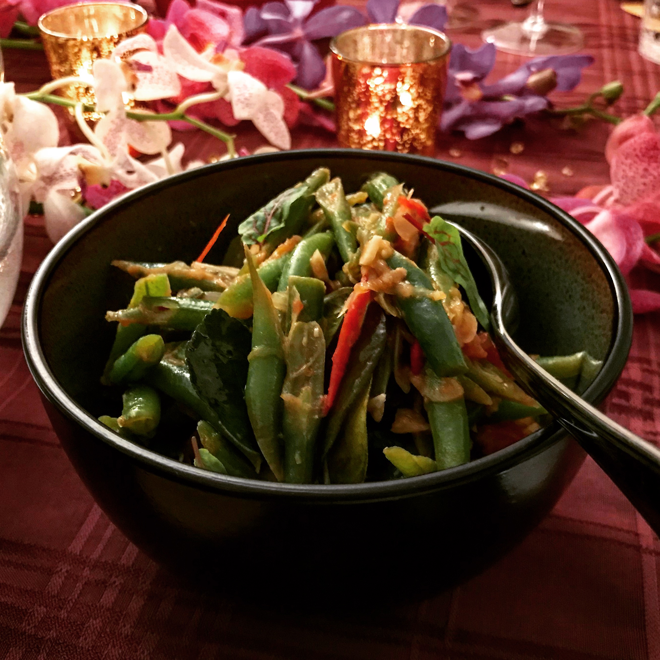 A bowl of food meant to invoke the idea of your senses being used